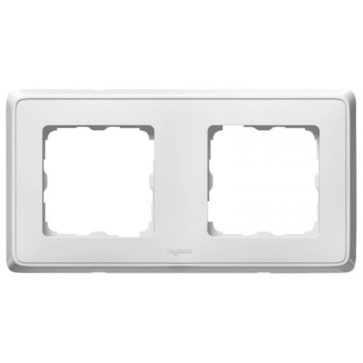 Рамка 2-а Legrand Cariva 773652 колір білий