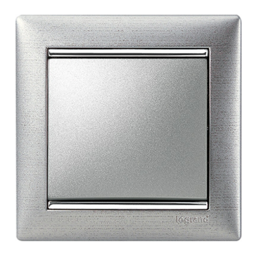 Рамка установча 3-а Legrand Valena 770333, колір «алюміній матовий»