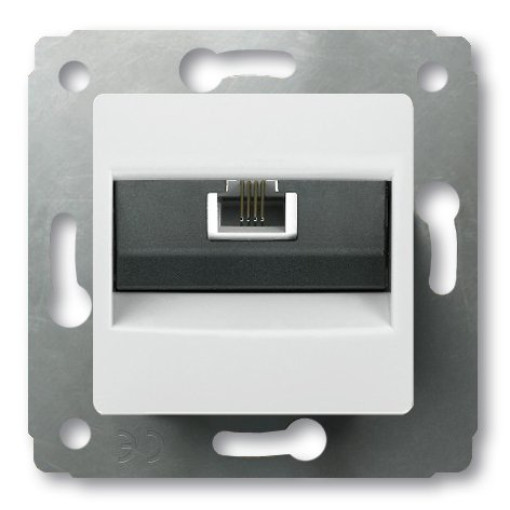 Розетка TF-1 RJ-11 Legrand Cariva 773638 колір білий