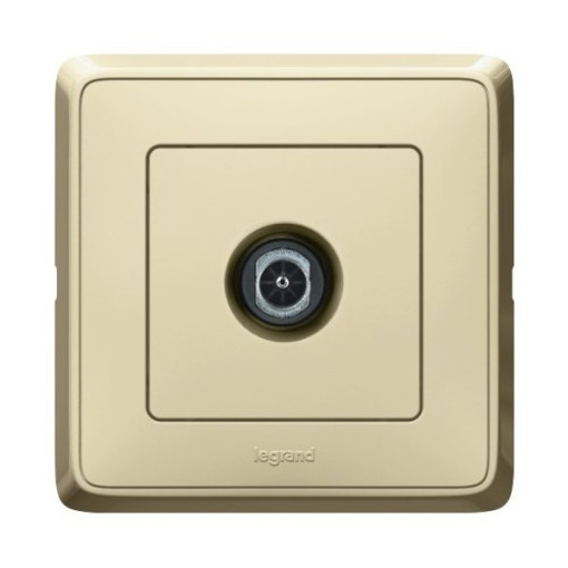 Розетка TV концевая Legrand Cariva 773779 цвет слоновая кость