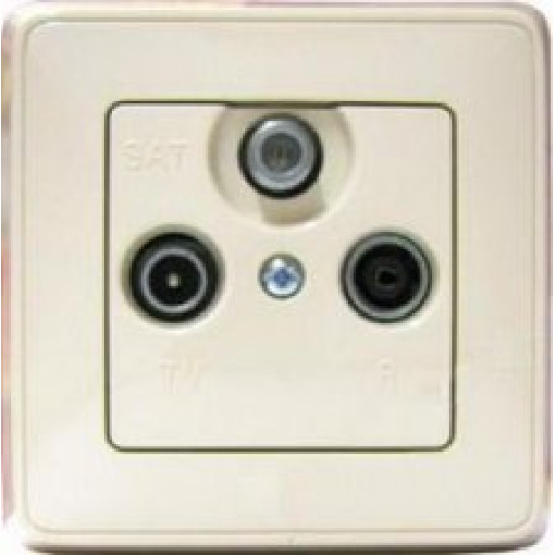 Розетка TV+R+SAT проходная Legrand Cariva 773636 цвет белый Розетка TV+R+SAT проходная Legrand Cariva 773636 цвет белый