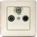 Розетка TV+R+SAT проходная Legrand Cariva 773636 цвет белый Розетка TV+R+SAT проходная Legrand Cariva 773636 цвет белый