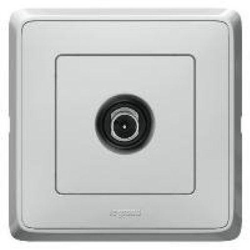 Розетка TV прохідна Legrand Cariva 773680 колір білий