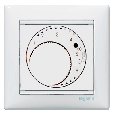 Терморегулятор для теплых полов Legrand Valena 770091, цвет белый