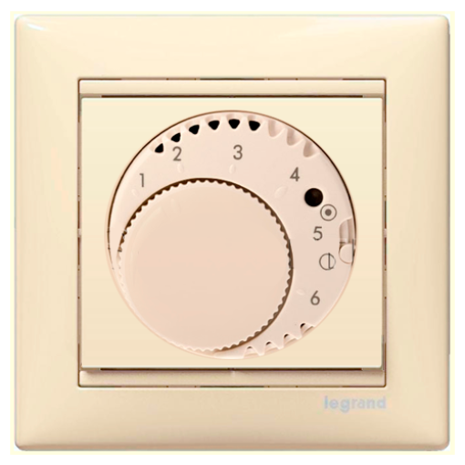 Терморегулятор для теплых полов Legrand Valena 774191, цвет слоновая кость