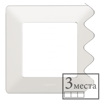 Valena LIFE Рамка 3 пости перлина