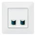 Valena LIFE Розетка комп`ютерна подвійна RJ45 UTP 5cat. білий