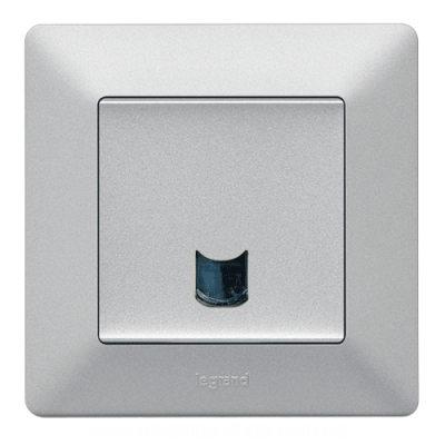 Valena LIFE Розетка комп`ютерна RJ45 UTP 5cat. алюміній