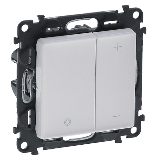 Valena LIFE Світлорегулятор натискний RL,CFL,LED Білий