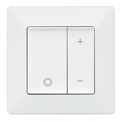 Valena LIFE Світлорегулятор натискний RL,CFL,LED Білий