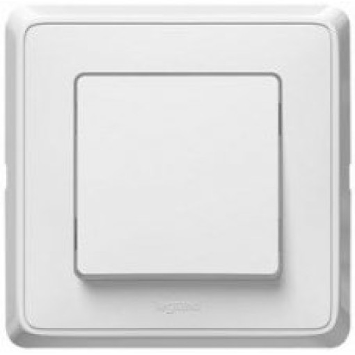 Выключатель 1-тактовый Legrand Cariva 773611, цвет белый