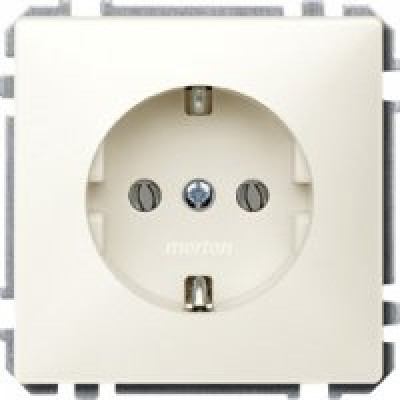 Merten SD бежевий розетка 1-а з заземлювальним контактом гвинтові клеми MTN2400-4044
