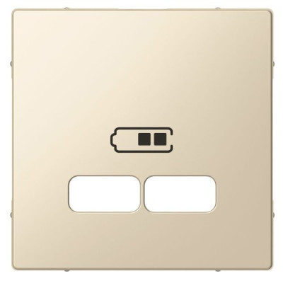Накладка для механізму USB 2,1A Merten System-M MTN4367-0344, слонова кістка