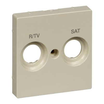 Панель розеток R/TV+SAT Merten SM MTN299844 бежевый глянец