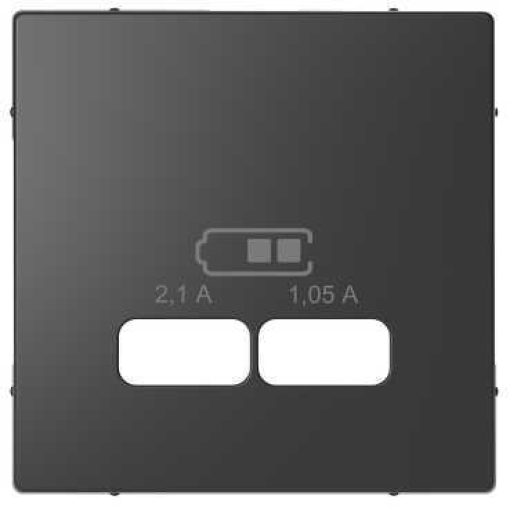 Центральна панель D-Life для USB «Антрацит»