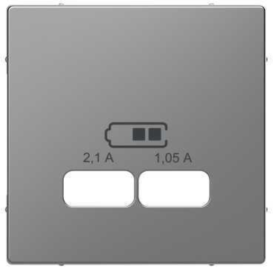 Центральна панель D-Life для USB «Нержавіюча сталь»