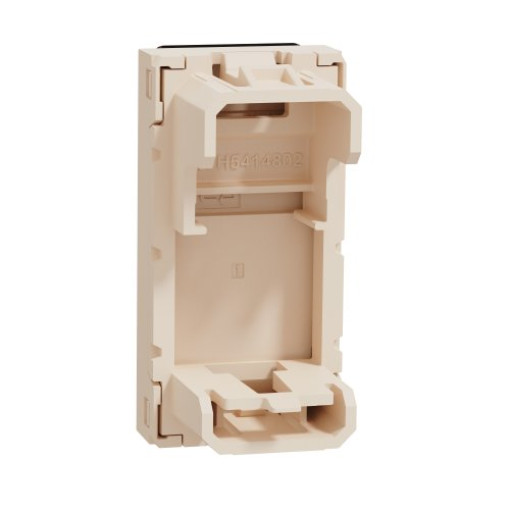 Накладка для разъема RJ45, 1 модуль Unica New, NU941044, бежевый