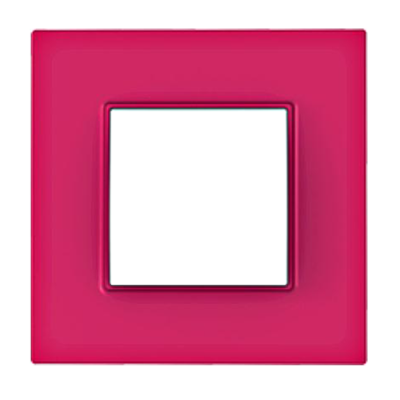 Рамка 1-а Unica MGU4.702.27, «Quadro» колір Lipstick