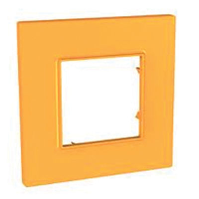 Рамка 1-а Unica MGU4.702.29 «Quadro» колір Cytrus