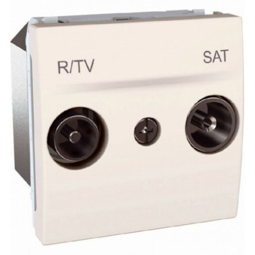 Розетка телевизионная одиночная ТV-R-SAT 2-м. Unica слоновая кость MGU3.454.25