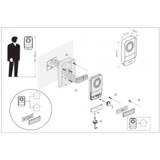 Вызывная панель Legrand 369339 к цветному видеодомофону Вызывная панель Legrand 369339 к цветному видеодомофону