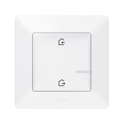 Главный выключатель «Я дома / Я вне дома» Valena Life with Netatmo 752186, белый Главный выключатель «Я дома / Я вне дома» Valena Life with Netatmo 752186, белый