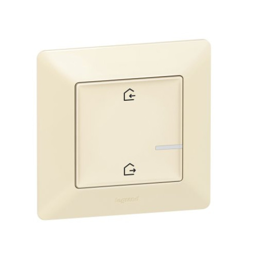 Главный выключатель «Я дома / Я вне дома» Valena Life with Netatmo 752286, слоновая кость Главный выключатель «Я дома / Я вне дома» Valena Life with Netatmo 752286, слоновая кость