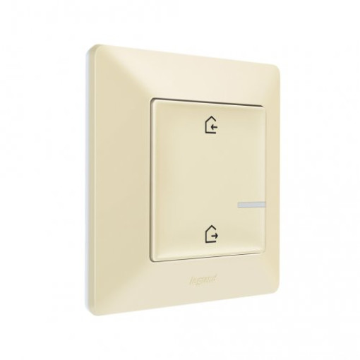 Главный выключатель «Я дома / Я вне дома» Valena Life with Netatmo 752286, слоновая кость Главный выключатель «Я дома / Я вне дома» Valena Life with Netatmo 752286, слоновая кость