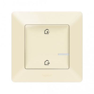 Главный выключатель «Я дома / Я вне дома» Valena Life with Netatmo 752286, слоновая кость Главный выключатель «Я дома / Я вне дома» Valena Life with Netatmo 752286, слоновая кость