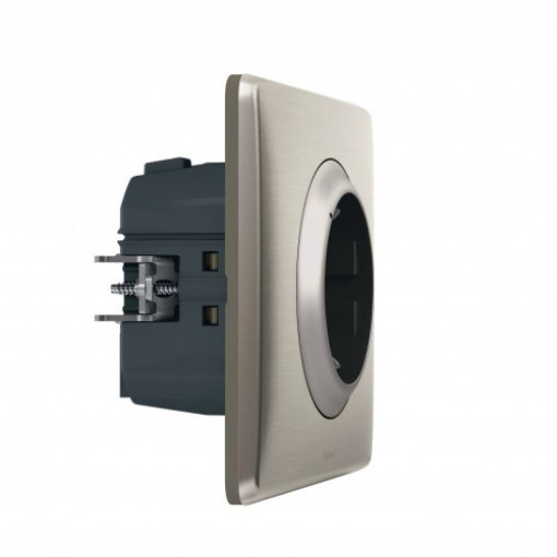 Розумна розетка з з/к 16А/230V Celiane with Netatmo 064837, графіт