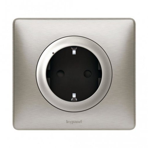 Розумна розетка з з/к 16А/230V Celiane with Netatmo 064837, графіт