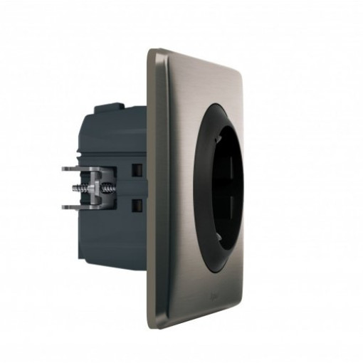 Розумна розетка з з/к 16А/230V Celiane with Netatmo 064838, титан