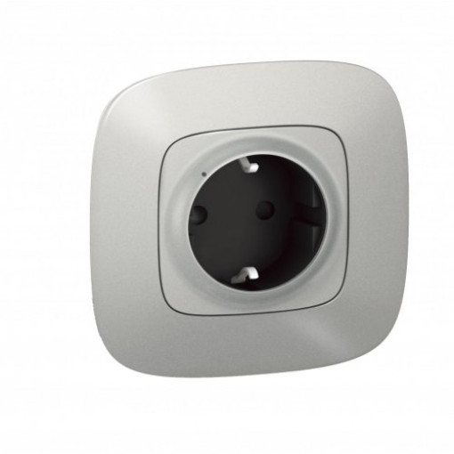 Розумна розетка з з/к 16А/230V Valena Allure with Netatmo 752794, алюміній