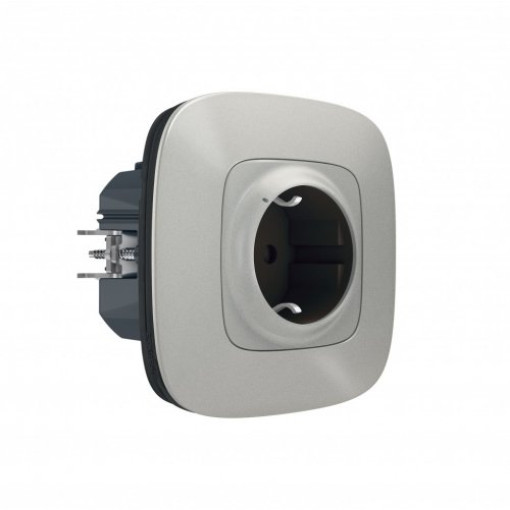 Розумна розетка з з/к 16А/230V Valena Allure with Netatmo 752794, алюміній