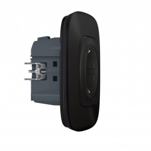 Розумна розетка з з/к 16А/230V Valena Allure with Netatmo 752894, антрацит Розумна розетка з з/к 16А/230V Valena Allure with Netatmo 752894, антрацит