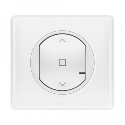 Розумний бездротової вимикач рольставней Celiane with Netatmo 067646, білий