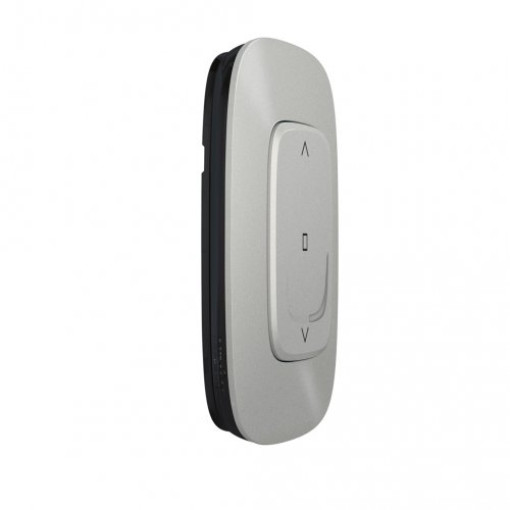 Розумний бездротової вимикач рольставней Valena Allure with Netatmo 752791, алюміній Розумний бездротової вимикач рольставней Valena Allure with Netatmo 752791, алюміній