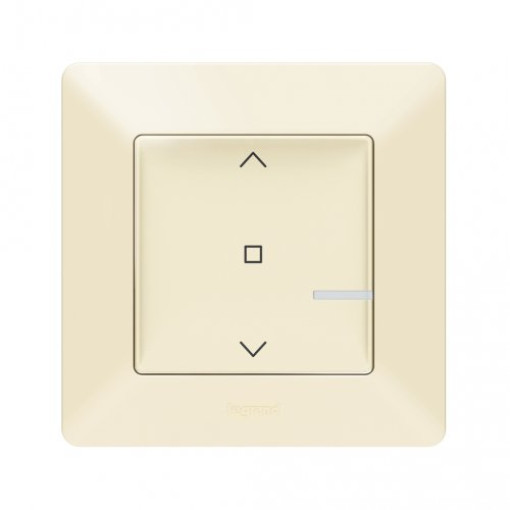 Умный беспроводной выключатель рольставней Valena Life with Netatmo 752291, слоновая кость