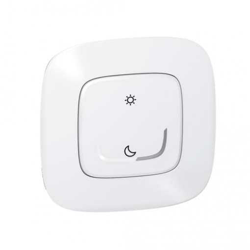 Умный беспроводной сценарный выключатель «День/Ночь» Valena Allure with Netatmo 752589, белый Умный беспроводной сценарный выключатель «День/Ночь» Valena Allure with Netatmo 752589, белый