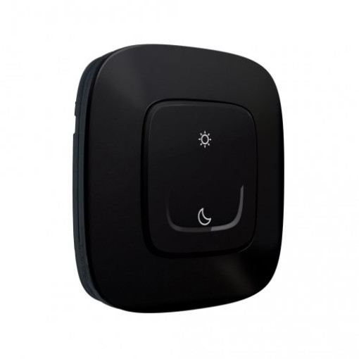 Умный беспроводной сценарный выключатель «День/Ночь» Valena Allure with Netatmo 752889, антрацит Умный беспроводной сценарный выключатель «День/Ночь» Valena Allure with Netatmo 752889, антрацит
