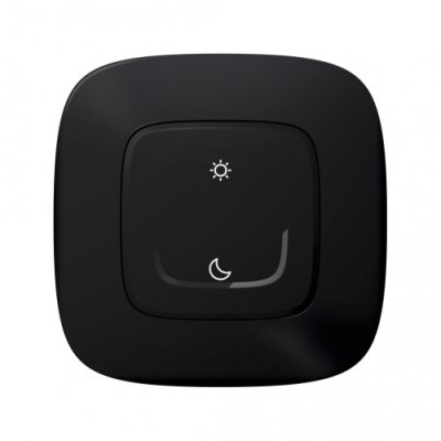 Розумний бездротовий сценарний вимикач «День / Ніч» Valena Allure with Netatmo 752889, антрацит