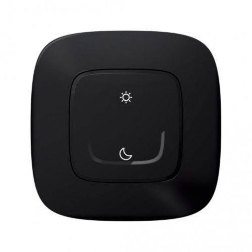 Умный беспроводной сценарный выключатель «День/Ночь» Valena Allure with Netatmo 752889, антрацит