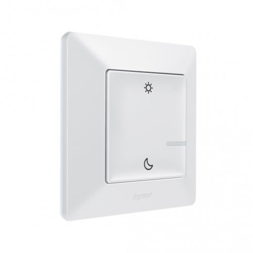 Умный беспроводной сценарный выключатель «День/Ночь» Valena Life with Netatmo 752189, белый Умный беспроводной сценарный выключатель «День/Ночь» Valena Life with Netatmo 752189, белый