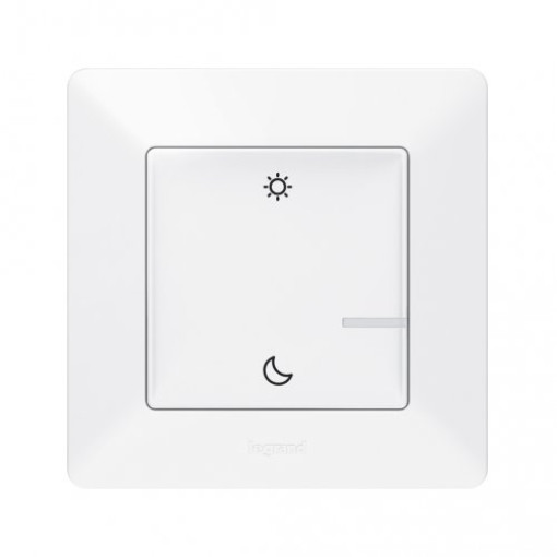 Умный беспроводной сценарный выключатель «День/Ночь» Valena Life with Netatmo 752189, белый