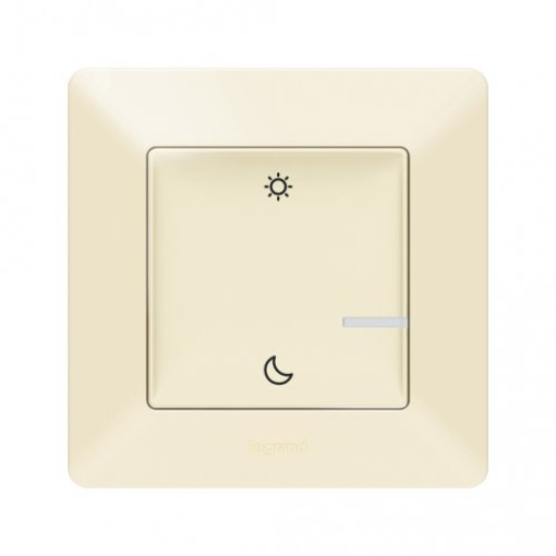 Умный беспроводной сценарный выключатель «День/Ночь» Valena Life with Netatmo 752289, слоновая кость