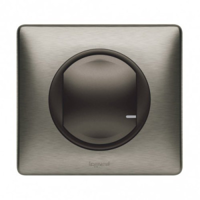 Розумний бездротовий вимикач 1-кл. Celiane with Netatmo 064893, графіт