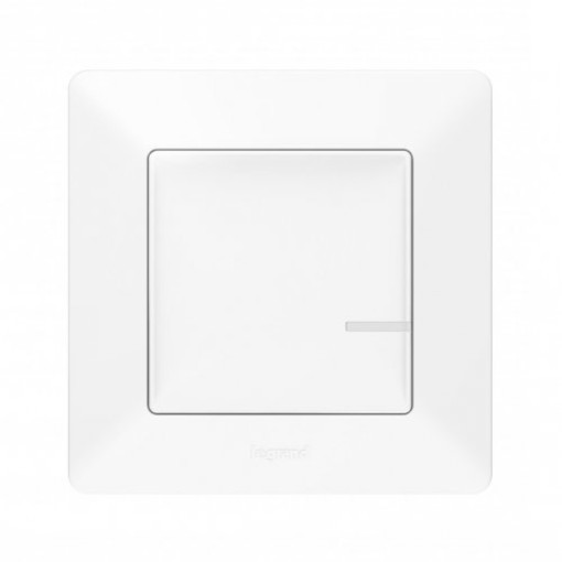 Умный беспроводной выключатель 1-кл. Valena Life with Netatmo 752185, белый