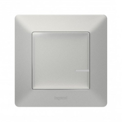 Розумний бездротовий вимикач 1-кл. Valena Life with Netatmo 752385, алюміній
