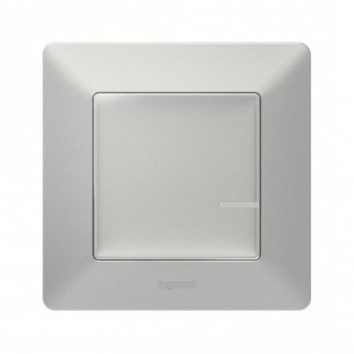 Розумний бездротовий вимикач 1-кл. Valena Life with Netatmo 752385, алюміній