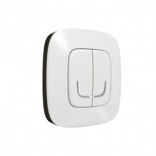 Розумний бездротовий вимикач 2-кл. Valena Allure with Netatmo 752587, білий